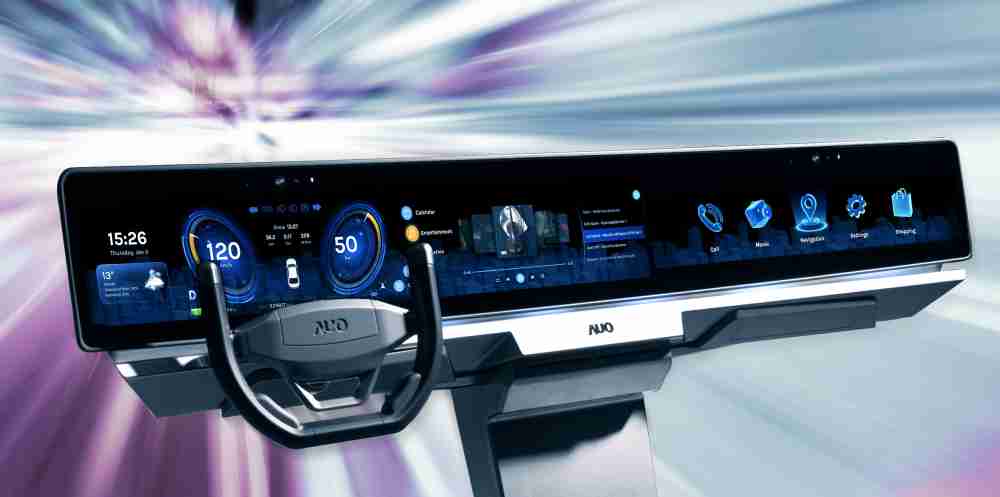 人生就是博开拓前瞻显示技术创新应用，，，，结合优异整合设计能力，，，，开发智能车载FIDM Plus一体化显示方案，，，，让驾驶操作与车内娱乐体验再进化