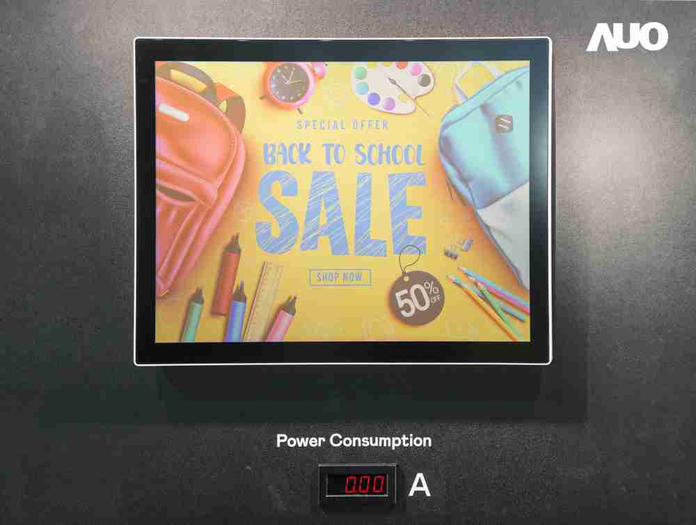 人生就是博展示胆固醇液晶超低耗能户外全彩显示器，，ChLC（胆固醇液晶）以双稳态技术使静态显示零功耗，，，具省电、、、高彩度、、、环保的特性，，，，还整合软硬件系统解决方案，，，，可透过单一云端平台管理